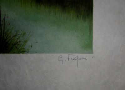 Gilles FIGUIER : La Sologne - Lithographie Originale Signée 2