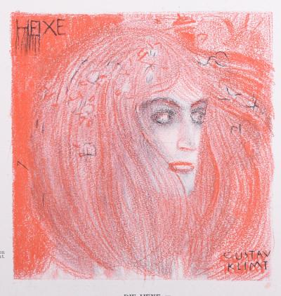 Gustav KLIMT - Die Hexe, 1897-  Original color lithograph 2