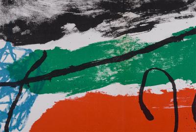 Joan MIRÓ - Le Disque Rouge,1960 - Lithographie originale 2