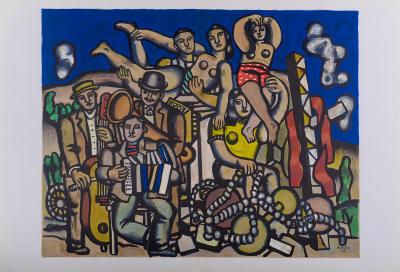 Fernand LÉGER - Acrobates et Musiciens, 1960 - Lithographie 2