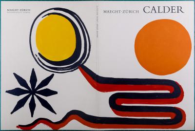 Alexander CALDER - Retrospektive, 1973 - Original screenprint cover 2