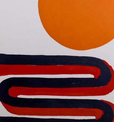 Alexander CALDER - Retrospective, 1973 - Couverture, sérigraphie originale 2