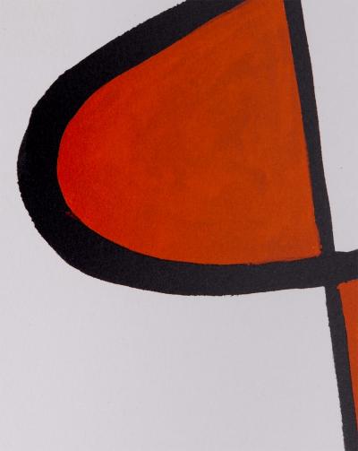 Alexander CALDER - Abstract composition, Retrospektive 1973 - Original screenprint 2