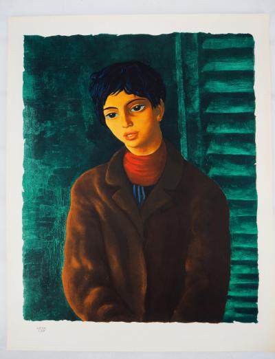 Moïse KISLING :  Jeune gitan- Lithographie Originale Signée 2