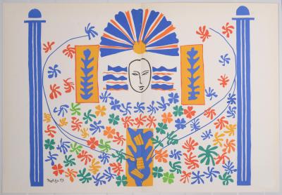 Henri Matisse Apollon, 1958 Lithographie originale 2