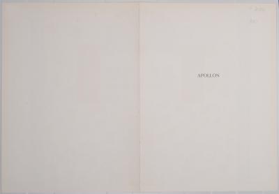 Henri MATISSE - Apollon, 1958 - Litografía sobre papel, posterior a 1953 « gouaches découpés » de Henri Matisse, en doble página 2
