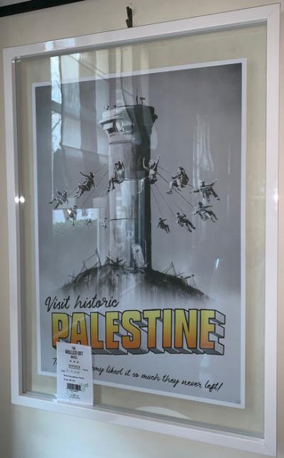 Banksy x Walled Off Hotel - Visit historic Palestine, 2018 - Impression Giclée 2