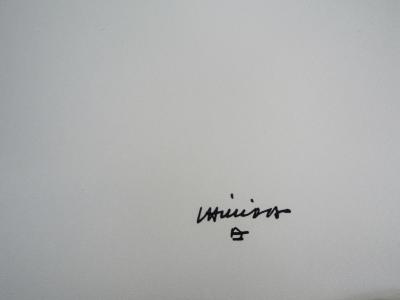 Eduardo CHILLIDA - Abstraction noir et blanc - Impression signée 2