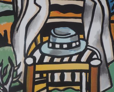 Fernand LEGER : Chaise et vache - Lithographie signée 2
