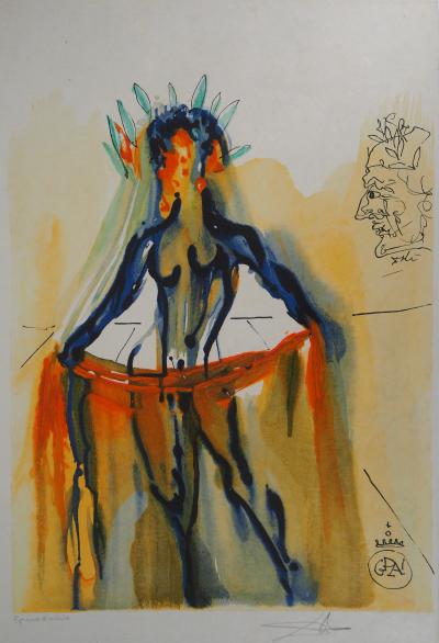 Salvator DALI : Venus, 1979 - Gravure sur bois signée au crayon 2