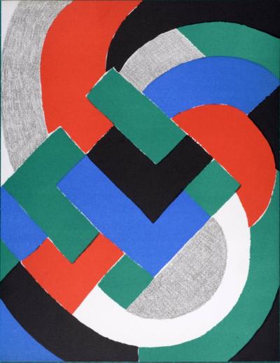 Sonia DELAUNAY - Composition pour XXe Siècle, 1969 - Lithographie originale 2
