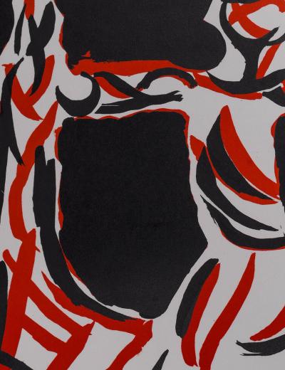 Marino MARINI - Cavalier, 1967 - Lithographie originale 2