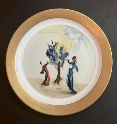 Salvador DALI (d’après) - L’arbre de la repentance de la Divine Comédie - Céramique 2