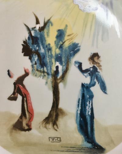 Salvador DALI (d’après) - L’arbre de la repentance de la Divine Comédie - Céramique 2