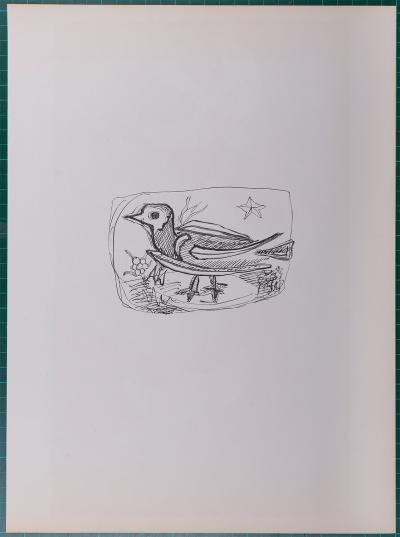 Georges BRAQUE - Les oiseaux IV, 1955 - Lithographie originale 2