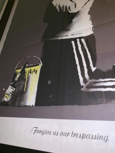 BANKSY  Forgive us our trespasses, 2010   Lithographie offset 2