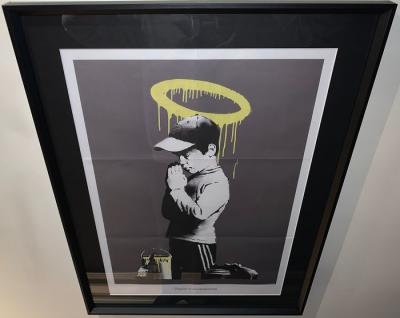 BANKSY  Forgive us our trespasses, 2010   Lithographie offset 2