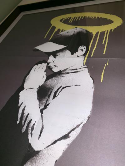 BANKSY  Forgive us our trespasses, 2010   Lithographie offset 2