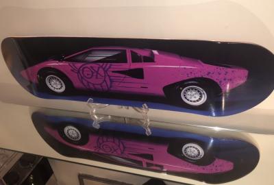 André Saraiva aka Mr André - Mr A Lamborghini Countach, 2018 - Skateboard signé 2