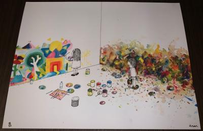 DRAN - Géométrie - Lithographie signée et numérotée au crayon 2