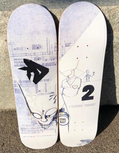 Dondi White - Iron Man Lives - Skate (diptyque) 2