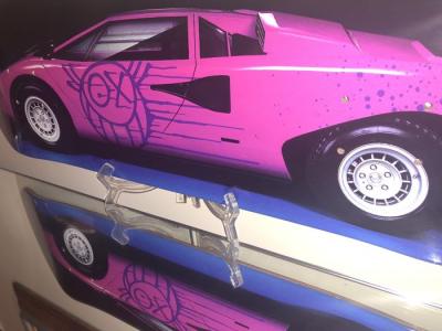 André Saraiva aka Mr André - Mr A Lamborghini Countach, 2018 - Skateboard signé 2