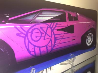 André Saraiva aka Mr André - Mr A Lamborghini Countach, 2018 - Skateboard signé 2