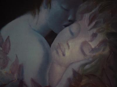 Léonor FINI : Amoureux, Le baiser - Lithographie originale Signée 2