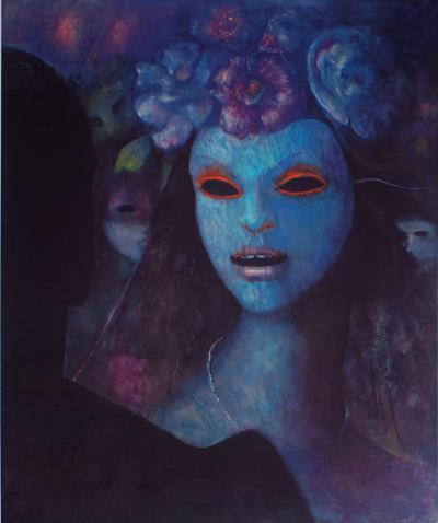 Léonor FINI : Carnaval - Lithographie originale Signée 2