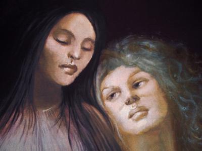 Léonor FINI : Séduction, Blonde et Brune - Lithographie originale Signée 2