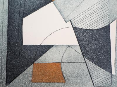 Alberto MAGNELLI : Projets de Pégase, 1962 - Gravure originale signée 2