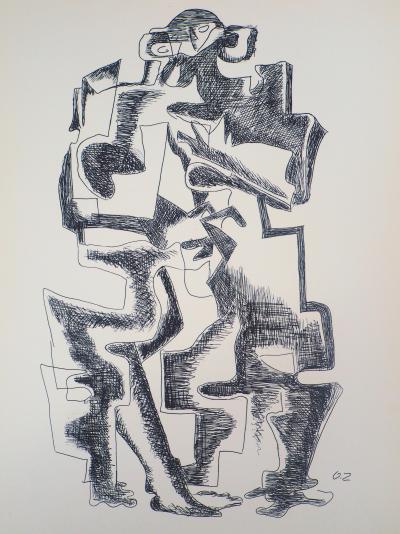 Ossip ZADKINE : Capital, 1962 - Gravure originale signée 2