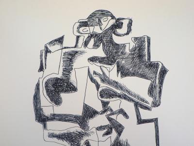 Ossip ZADKINE : Capital, 1962 - Gravure originale signée 2