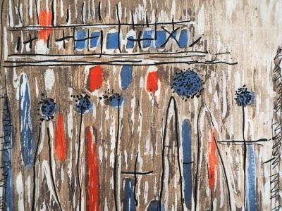 Roger BISSIERE : Centre, 1962 - Gravure originale 2