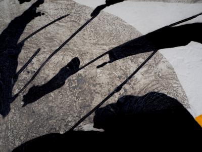 LIONEL : L'Origine du jaune - Gravure en carborundum signée 2