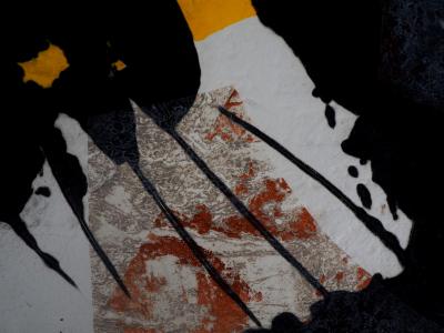 LIONEL : L'Origine du jaune - Gravure en carborundum signée 2