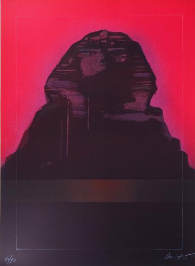 Claude HASTAIRE : Egypte, le sphinx - Lithographie Originale Signée 2