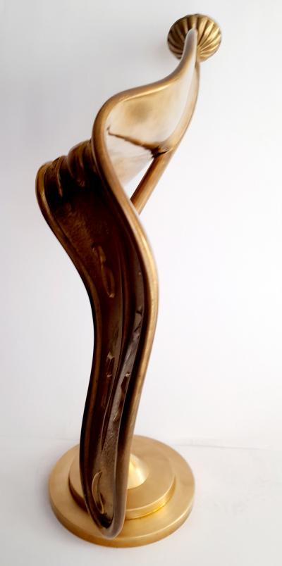 Salvador DALI (después) - Reloj Molle, 1981 - Escultura de bronce 2