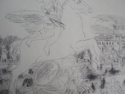Raoul DUFY : Mes Champs-Elysées - 1937 - Gravure Originale Signée 2