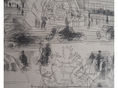 Raoul DUFY : Mes Champs-Elysées - 1937 - Gravure Originale Signée 2