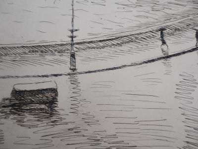 Albert MARQUET : Les quais de la Seine - 1937 - Gravure originale signée 2
