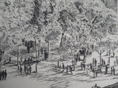 George DUFRENOY : Place des Vosges,1937 - Gravure Originale Signée 2