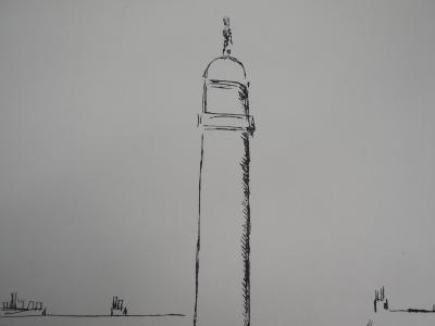 Kees VAN DONGEN  - Place Vendôme - 1937 - Gravure Originale Signée 2