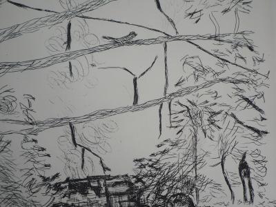 Pierre BONNARD : Le Parc Monceau - 1937 - Gravure Originale Signée 2