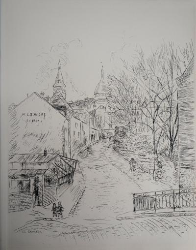Charles CAMOIN : Le vieux Montmartre - 1937 - Gravure Originale Signée 2