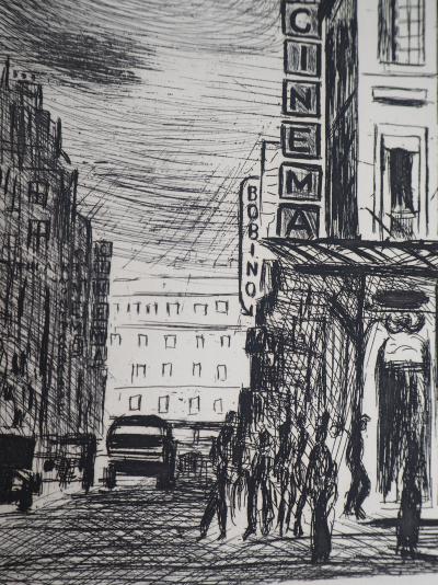Moise KISLING : Montparnasse - 1937 - Gravure Originale Signée 2