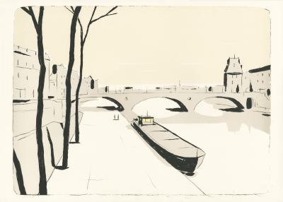 François AVRIL - L’Aube, 2017 - Lithographie signée et numérotée 2