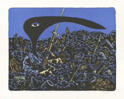 DAVID B - Mon Grand-Père sur le Front, 2017 - Lithographie signée et numérotée 2