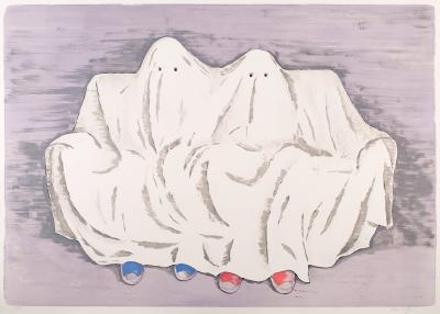 James RIELLY - French Ghosts, 2017 - Lithographie signée et numérotée 2