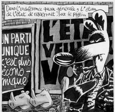 Manu LARCENET - Chacalo, 1993 - Planche originale 2